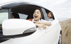 女友達でドライブ